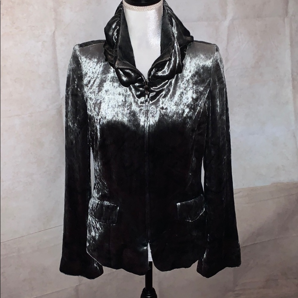 Dana Buchman Velvet/ Velour Jacket - Super Soft!